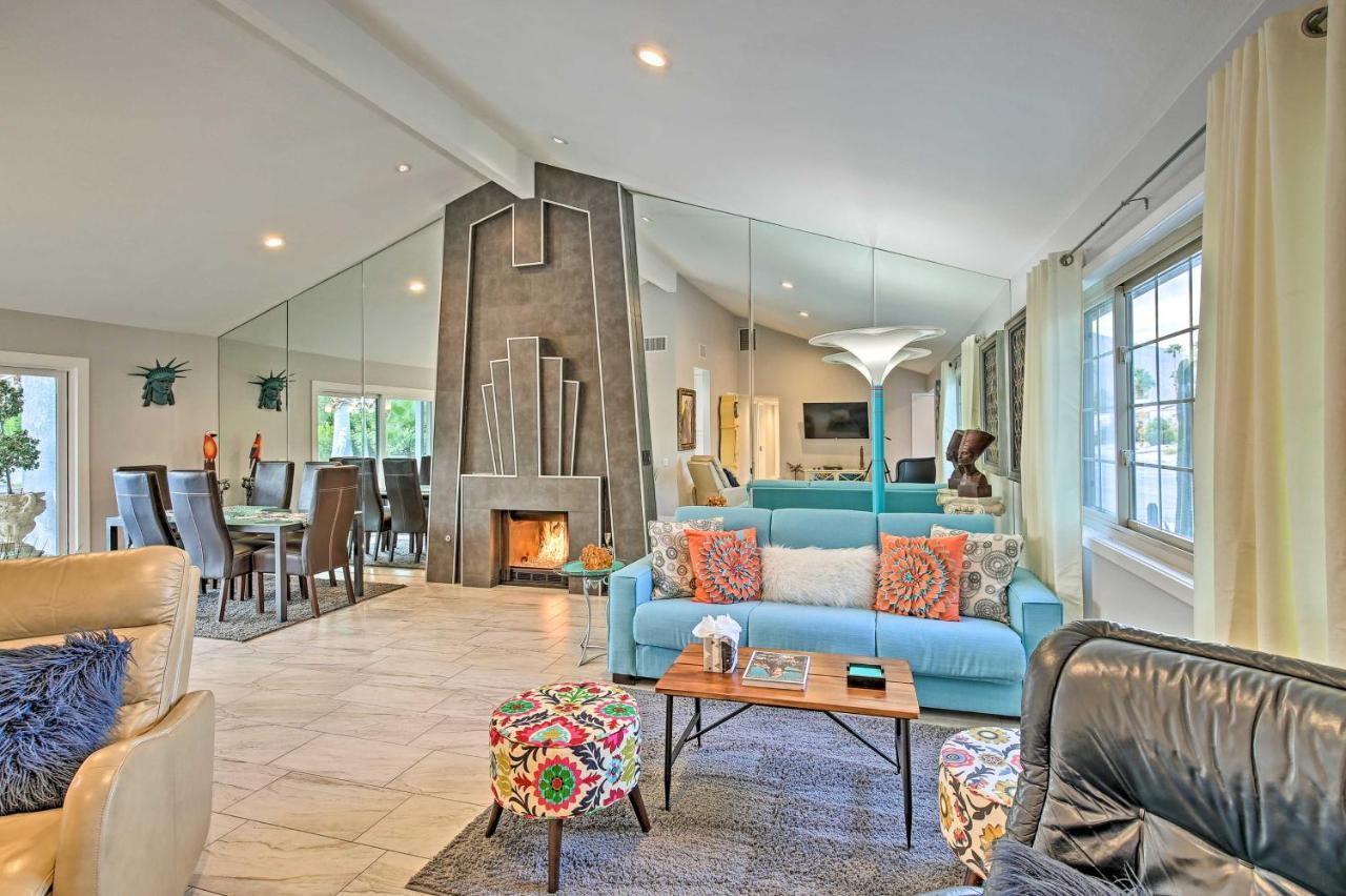 Pet-Friendly Palm Springs Escape With Heated Pool! Villa Dış mekan fotoğraf