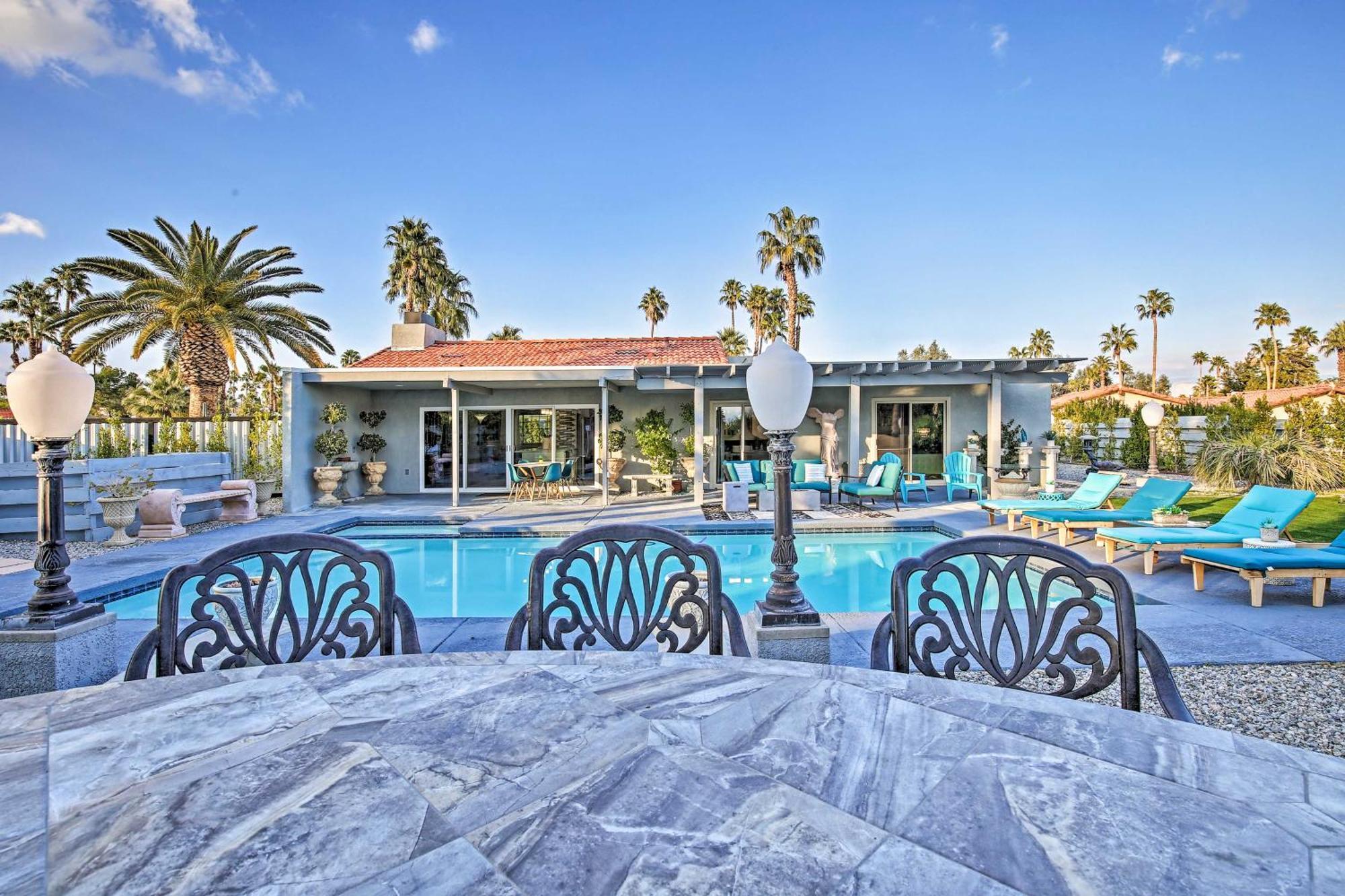 Pet-Friendly Palm Springs Escape With Heated Pool! Villa Dış mekan fotoğraf