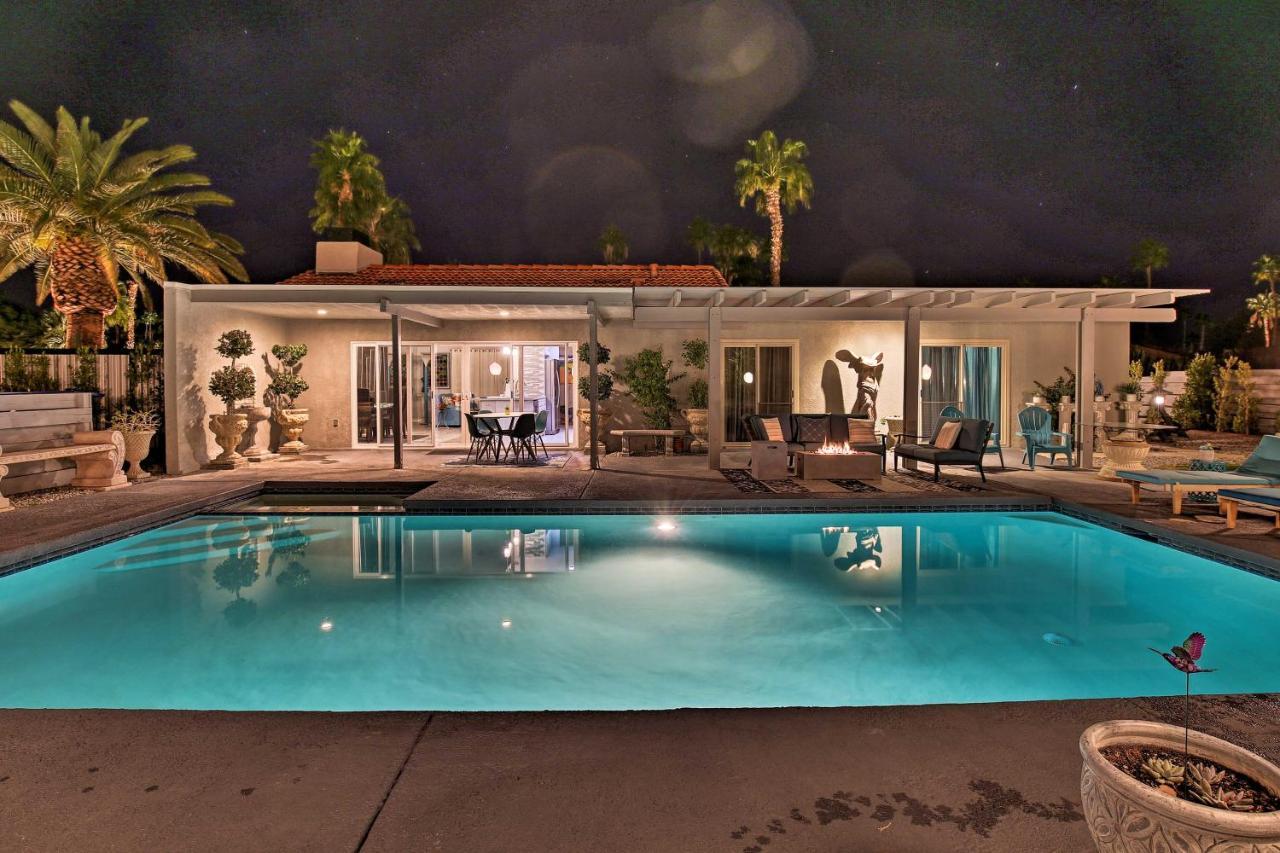 Pet-Friendly Palm Springs Escape With Heated Pool! Villa Dış mekan fotoğraf